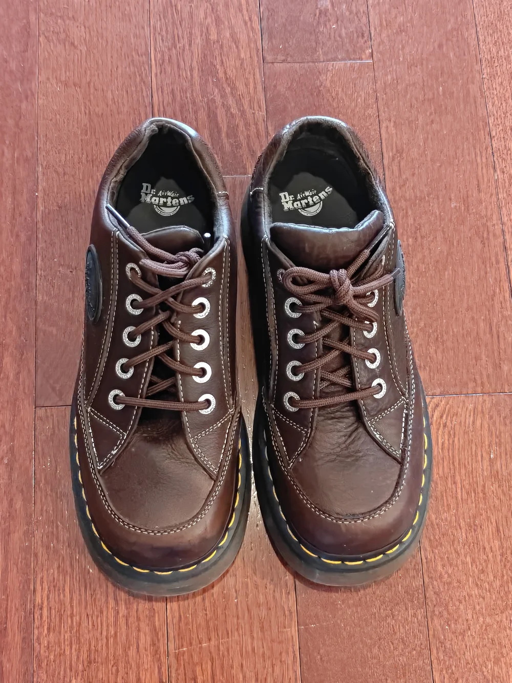 Dr. Martens Buzz 51 Chunky Platform Shoes Dark Brown Leather Women’s US 8 - Picture 2 of 9